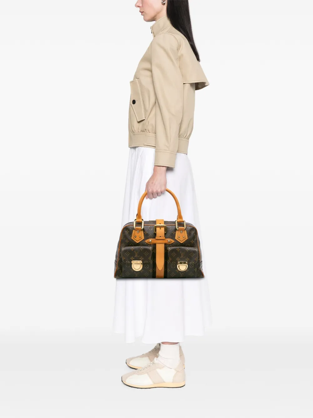 Louis Vuitton Pre-Owned 2007 Manhattan GM handtas met monogram | Pre-owned | Image 2