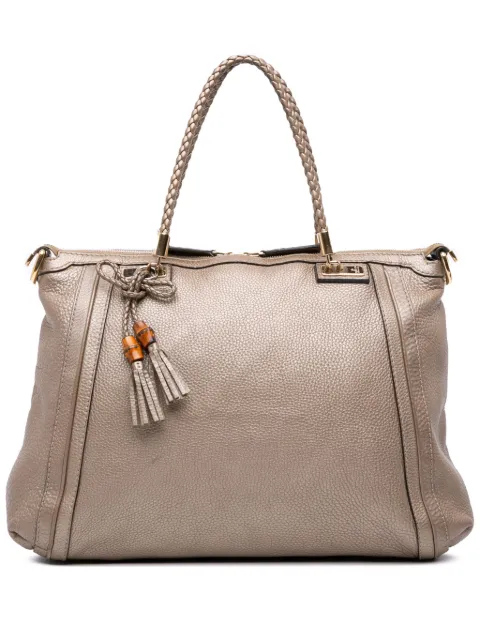 Gucci Pre-Owned 2016-2025 Large Leather Bella Tote satchel