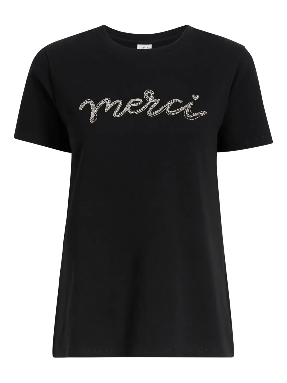 Cinq A Sept Merci chain tee - ブラック Cinq A Sept Merci chain tee - ブラック