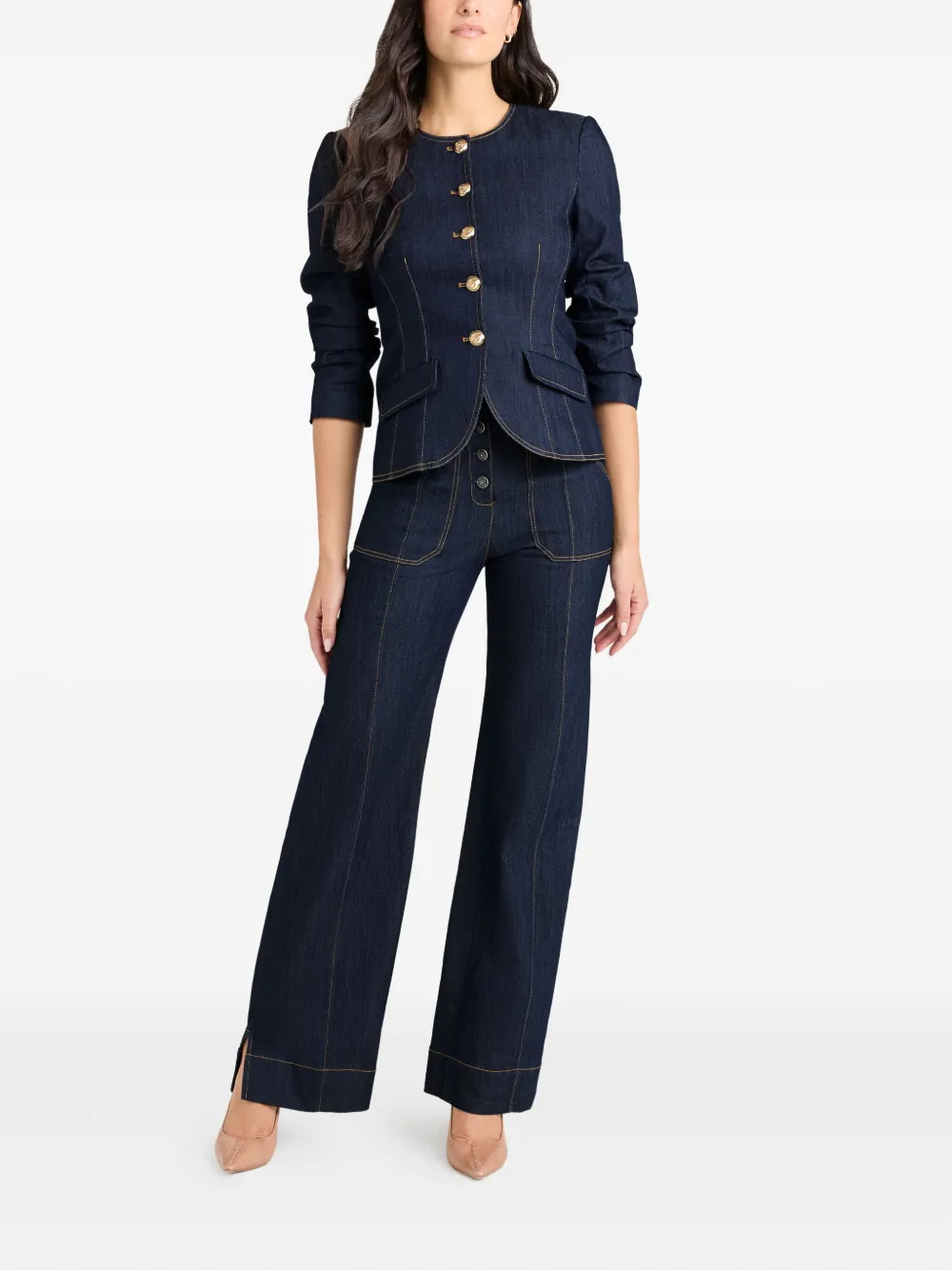 Cinq A Sept  Chris button-fastening Jacket | Fitted Jackets | Image 2