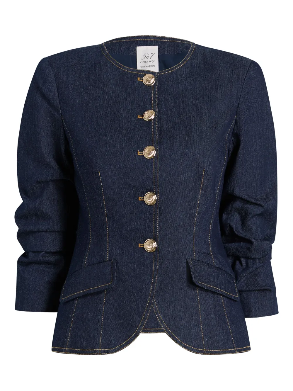 Cinq A Sept  Chris button-fastening Jacket | Blue | Image 1