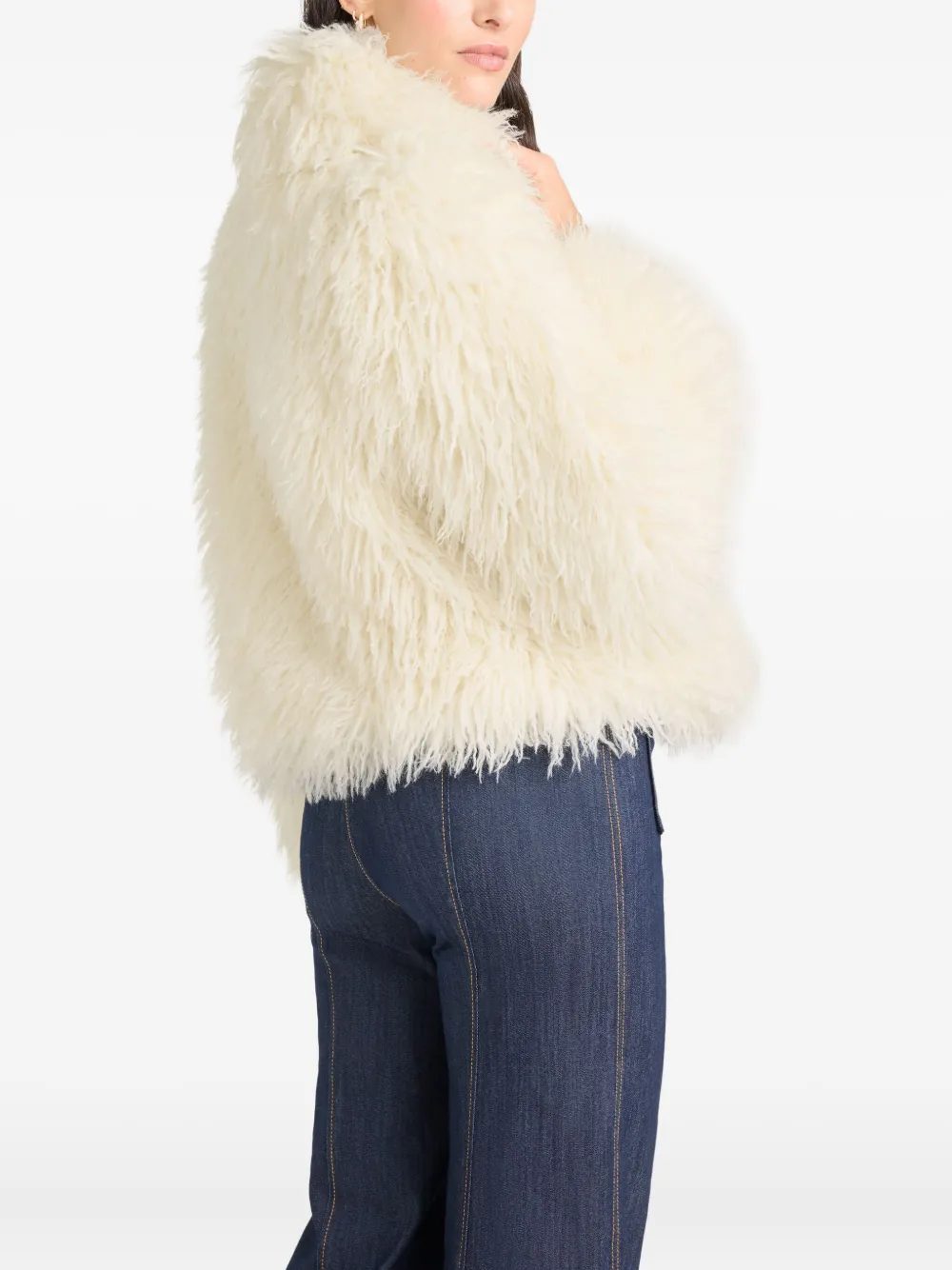 Cinq À Sept Geraldine Faux Fur Coat In Multi