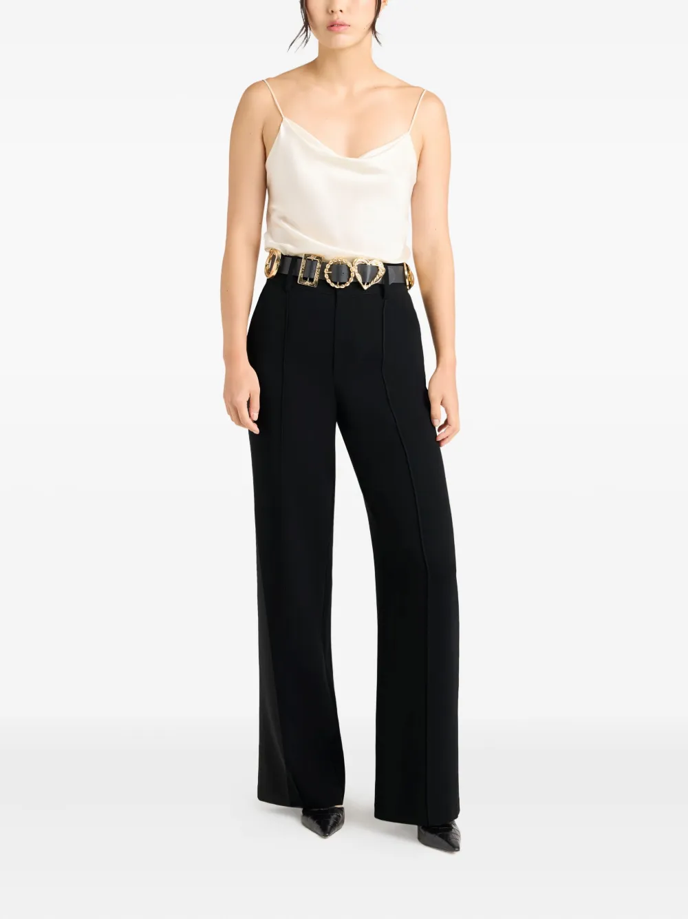Cinq A Sept Ester belted trousers - Zwart