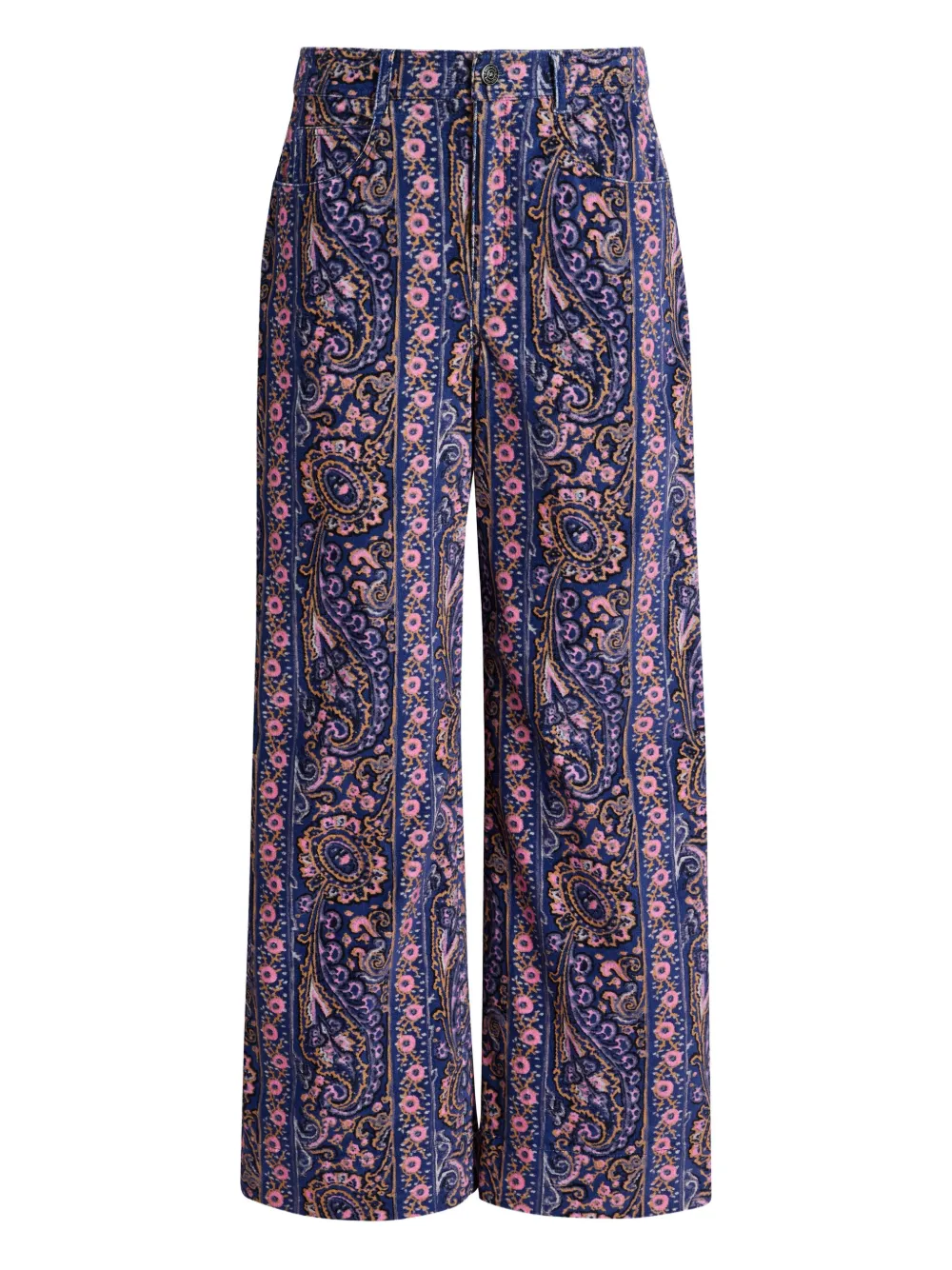 Cinq A Sept Betsey paisley-print trousers - Blu