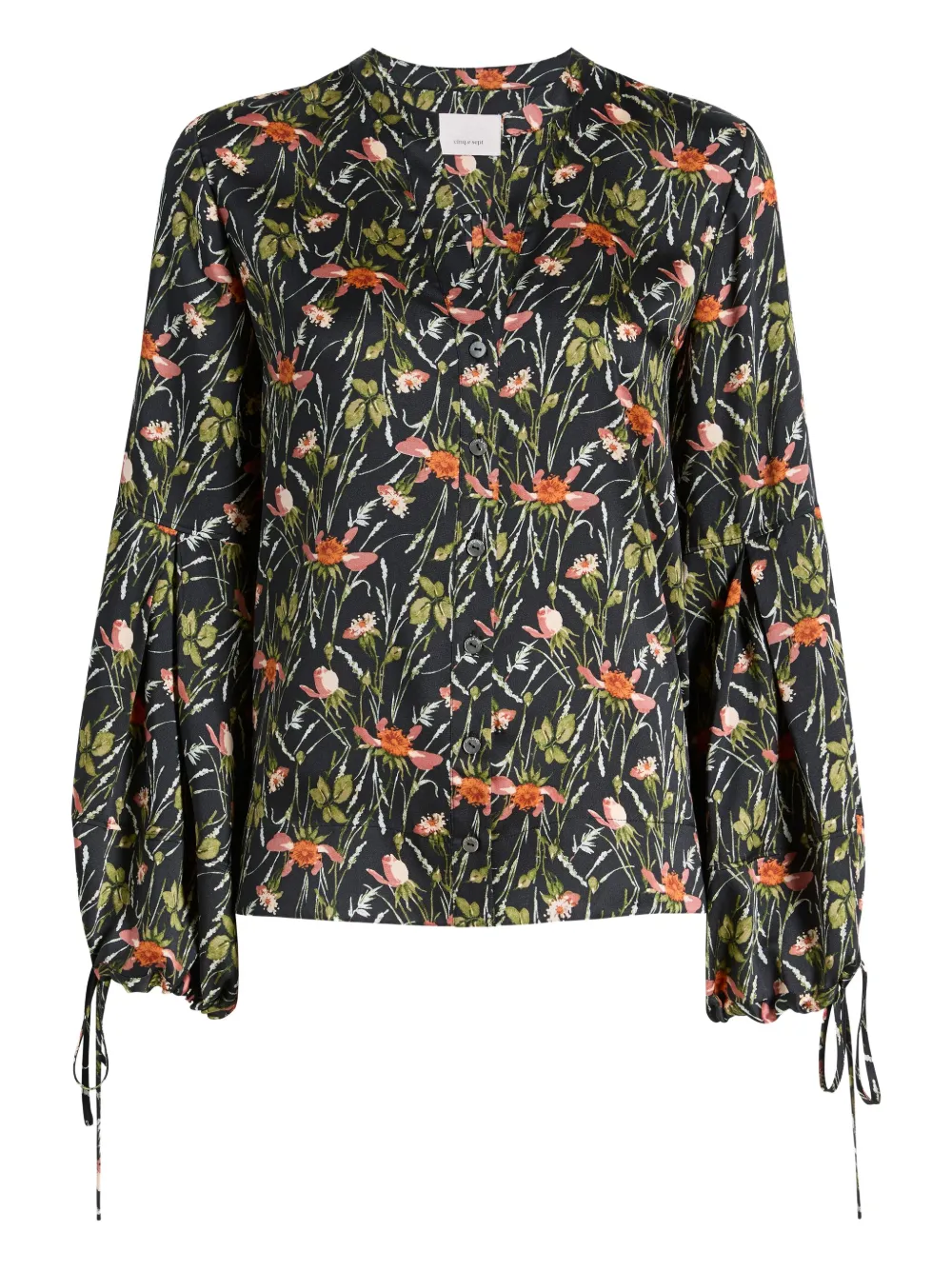 Cinq A Sept top Windswept Meadow Rosella | negro | Image 1