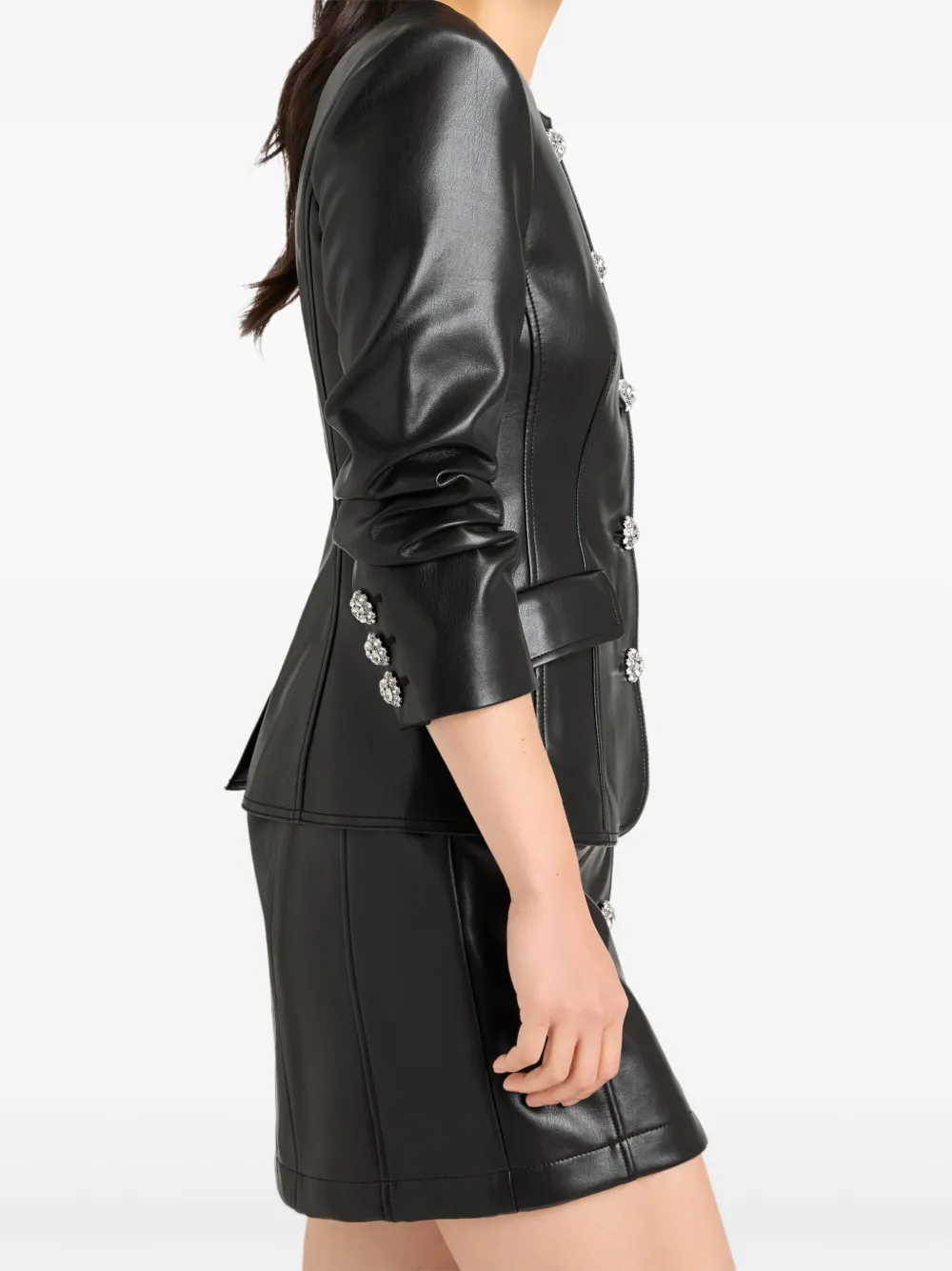 Cinq A Sept Chris jack met gesmockt detail Zwart