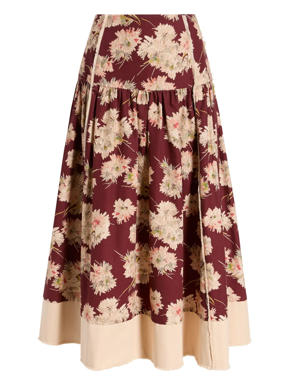 Cinq A Sept falda Mae Bouquet Aura | rojo | Image 1