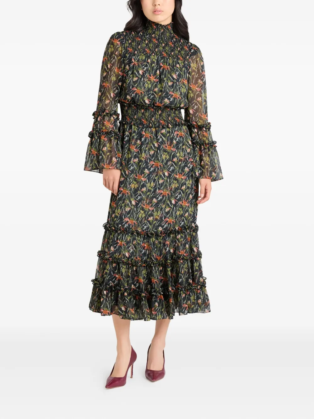 Cinq A Sept Windswept Meadow Kinsley dress - Zwart