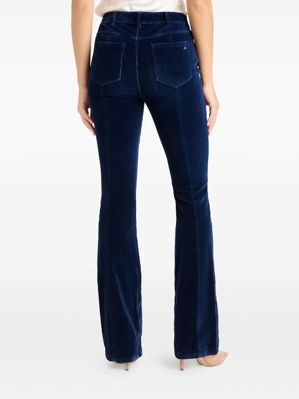 Cinq A Sept Shailene fluwelen denim broek Blauw