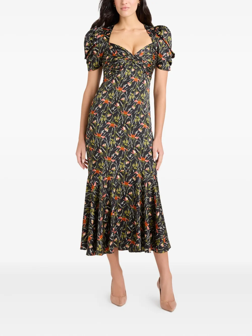Cinq A Sept Windswept Meadow Wilma dress - Zwart