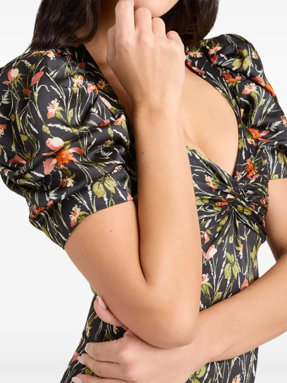 Cinq A Sept Windswept Meadow Wilma jurk Zwart