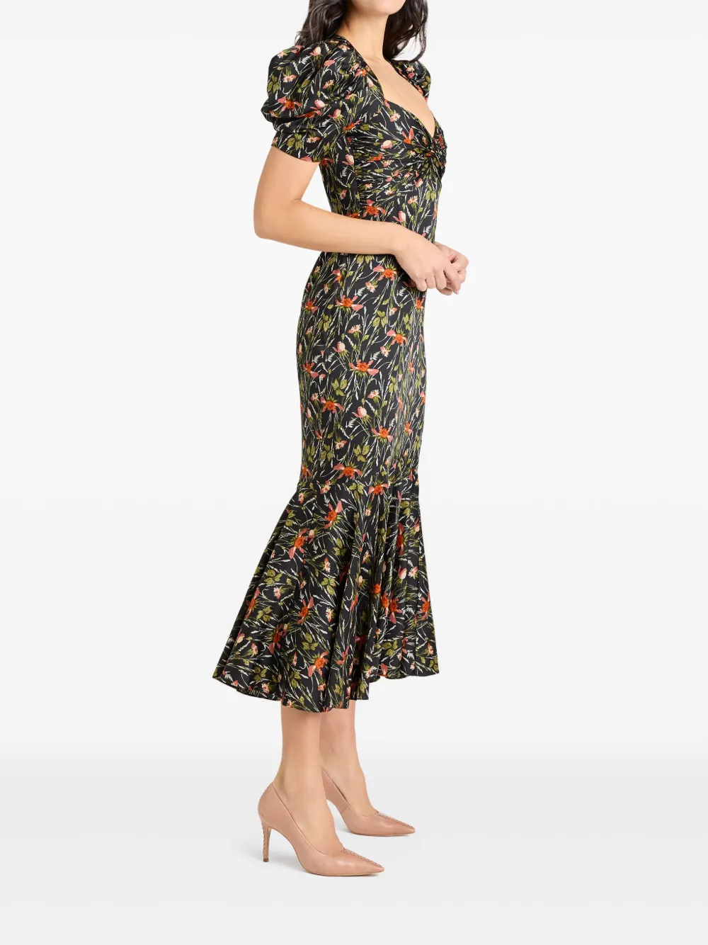 Cinq A Sept Windswept Meadow Wilma jurk Zwart