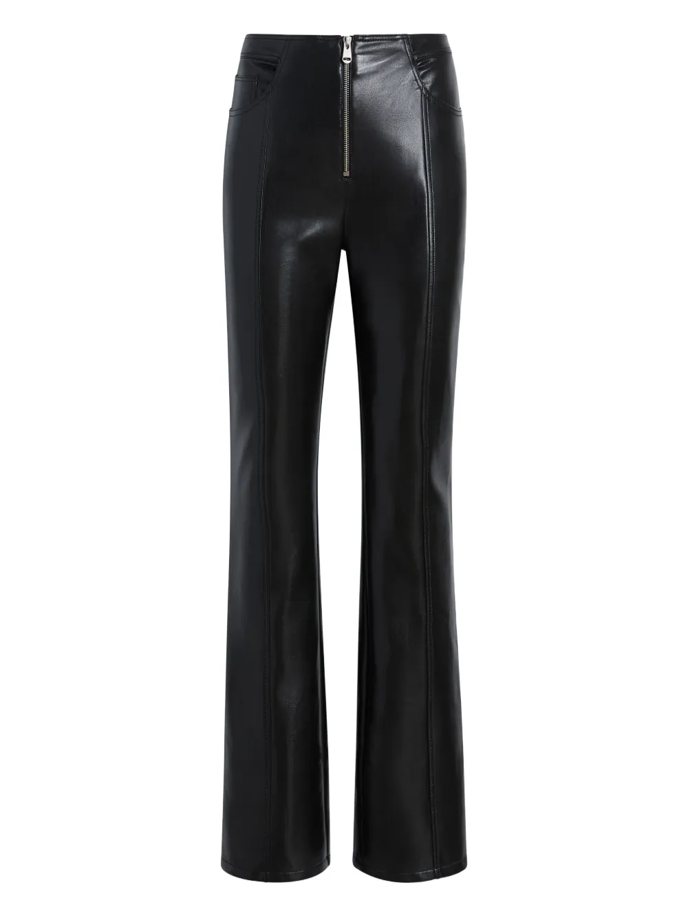 Cinq À Sept Sylvie Vegan-leather Trousers In Black