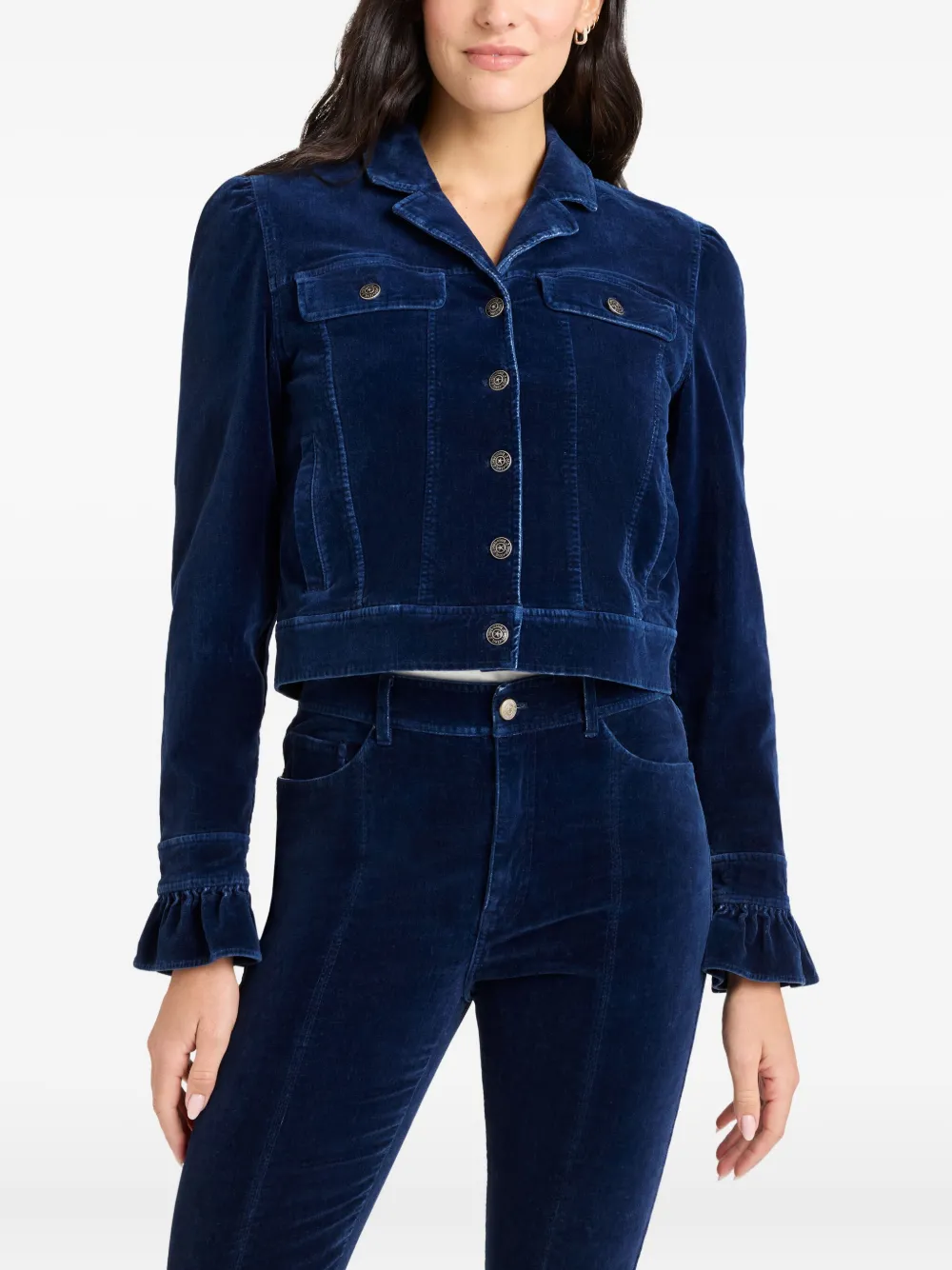 Cinq A Sept Deryn velvet Jacket | Denim Jackets | Image 2