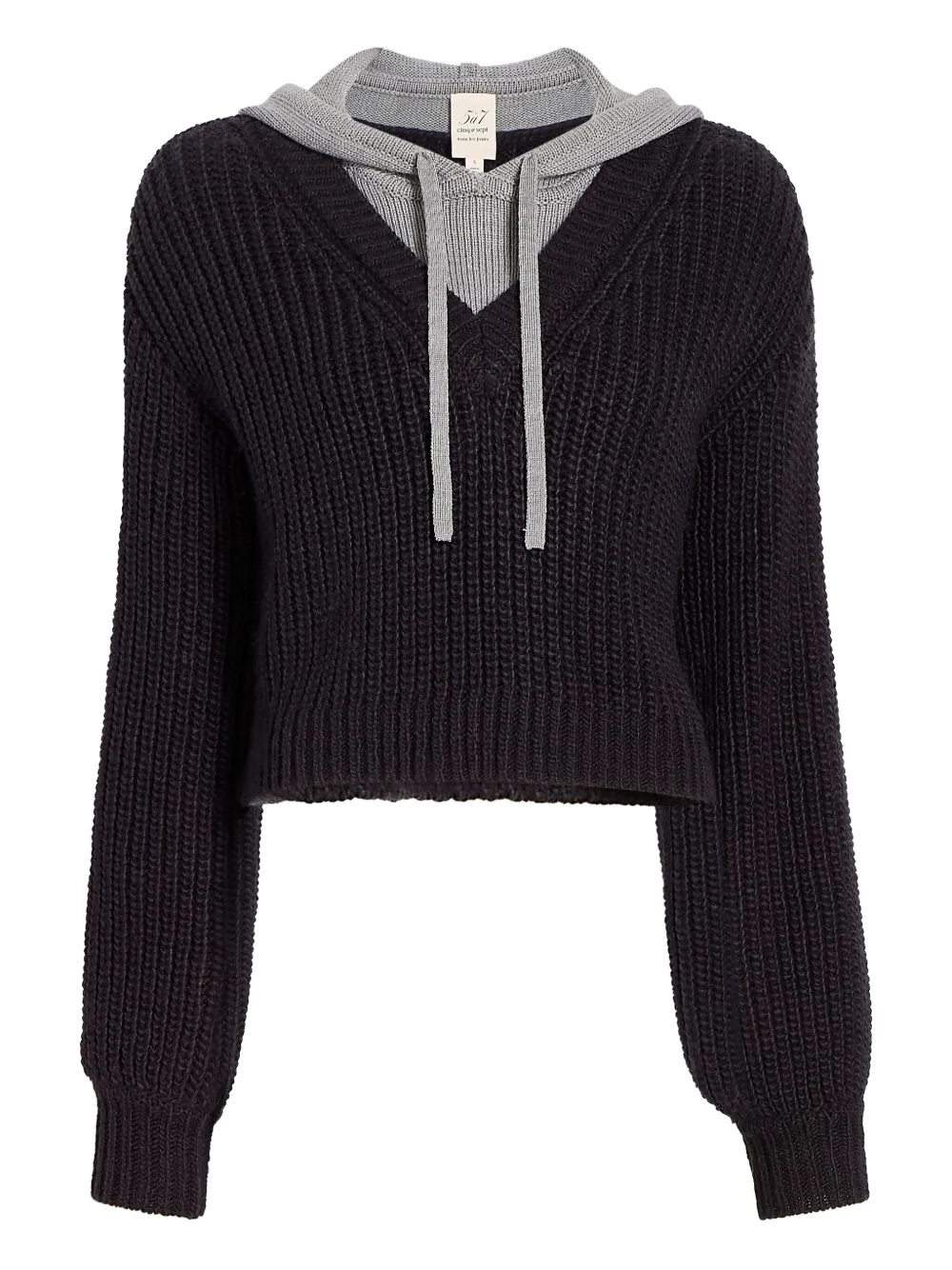 Cinq À Sept Deidre Hooded Sweater In Blue