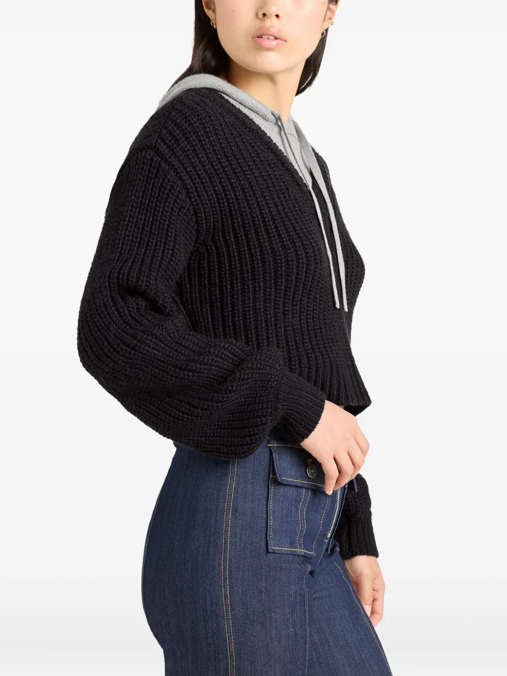 Cinq À Sept Deidre Hooded Sweater In Blue