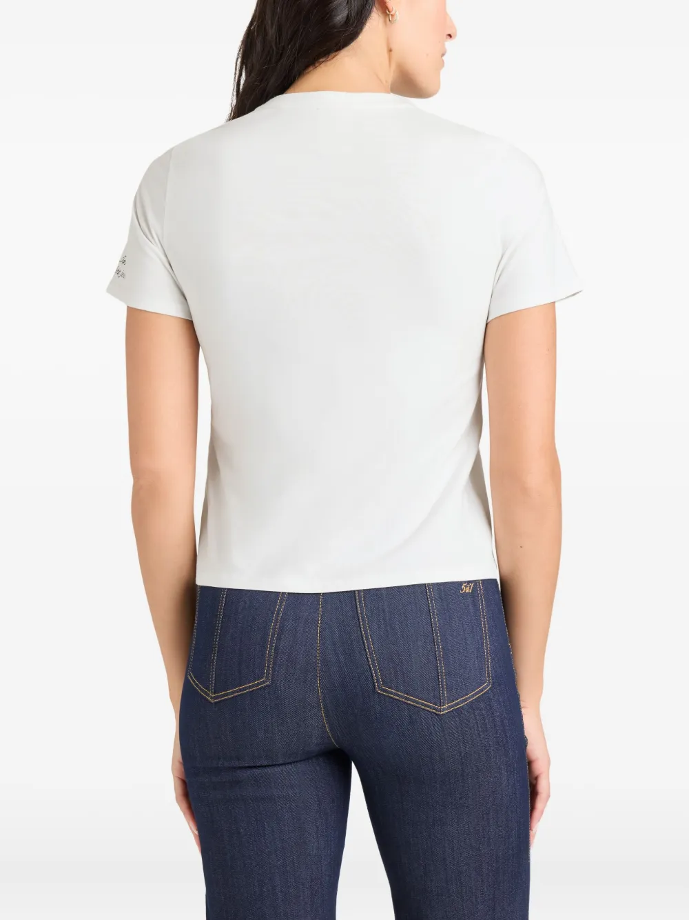 Cinq A Sept T-shirt met print Wit