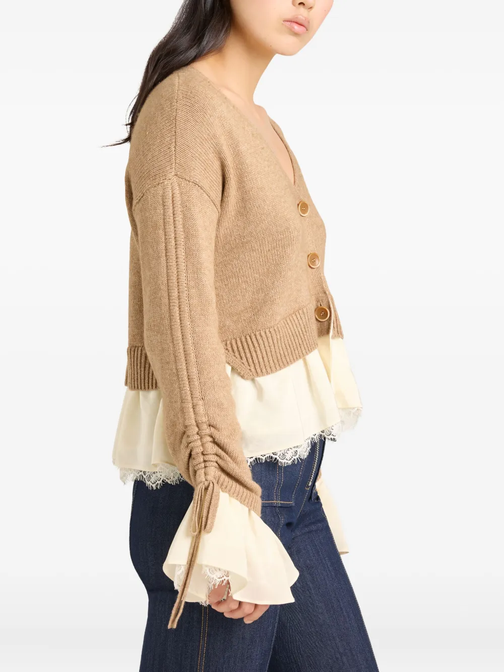 Cinq À Sept Atley Cardigan In Brown