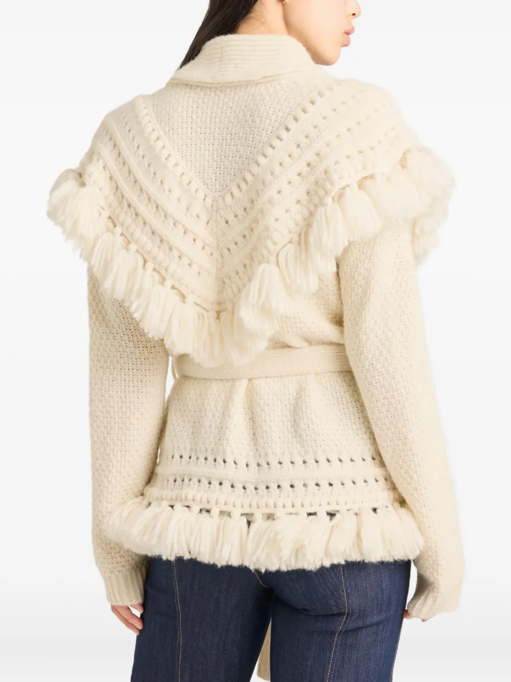 Cinq À Sept Asmi Tie-front Cardigan In Neutral
