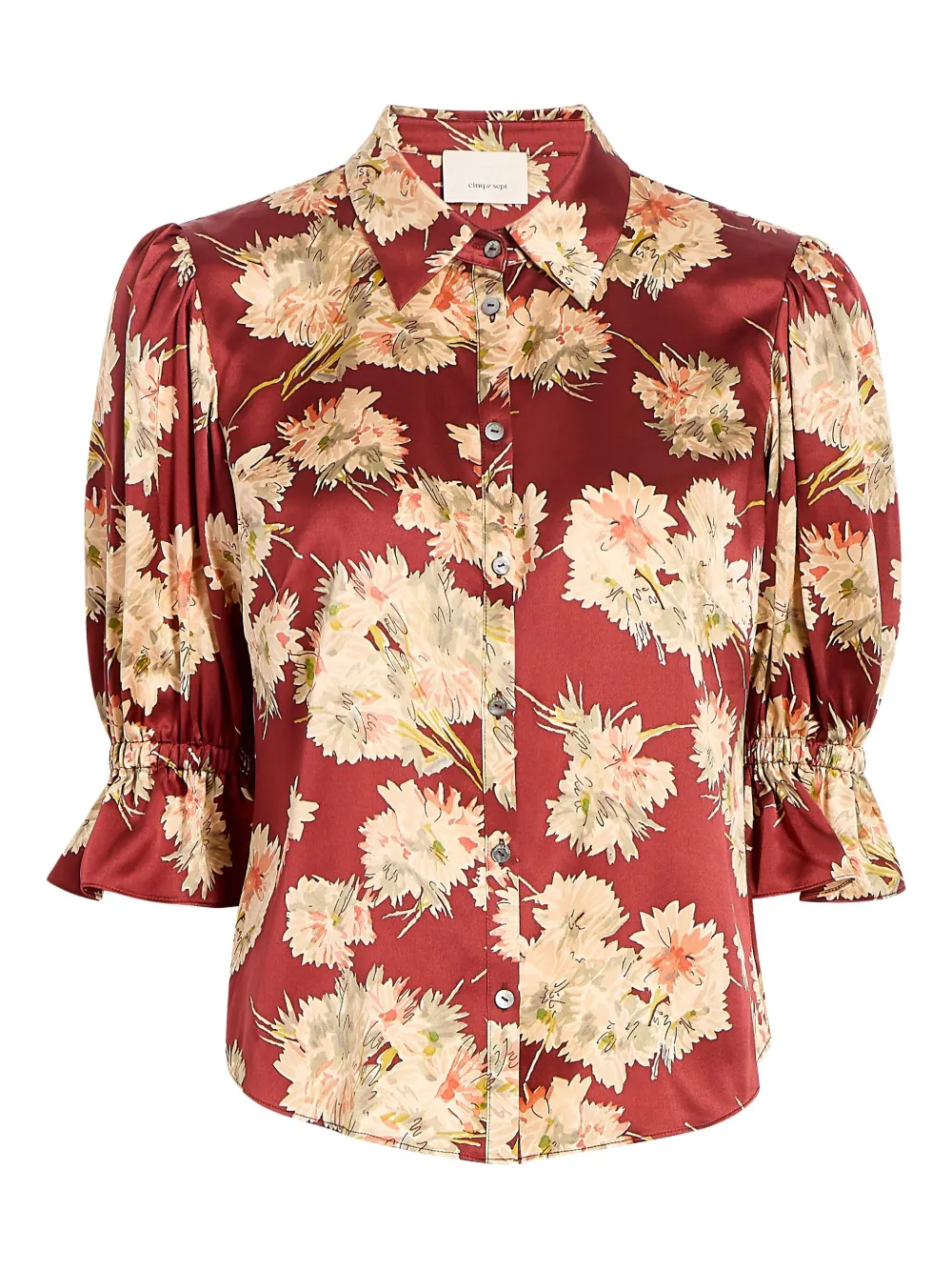 Cinq A Sept Mae Bouquet Fiona shirt - Rosso