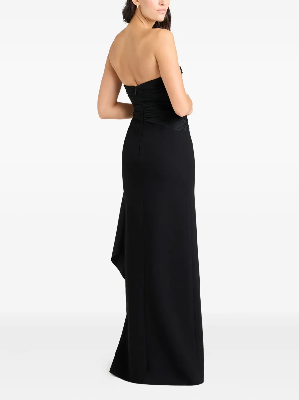 Cinq À Sept Baltra Ring-detail Gown In Black