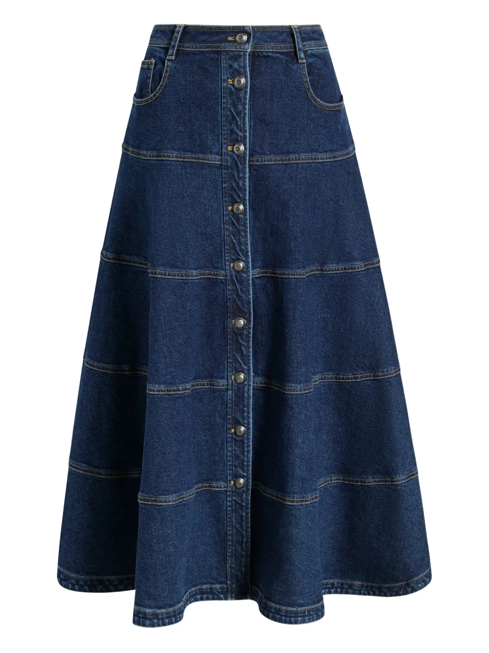 Cinq A Sept falda larga Wilhelmina | azul | Image 1