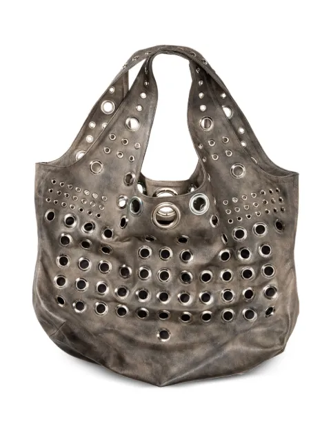 DANCASSAB bolsa de mano con detalle de ojales