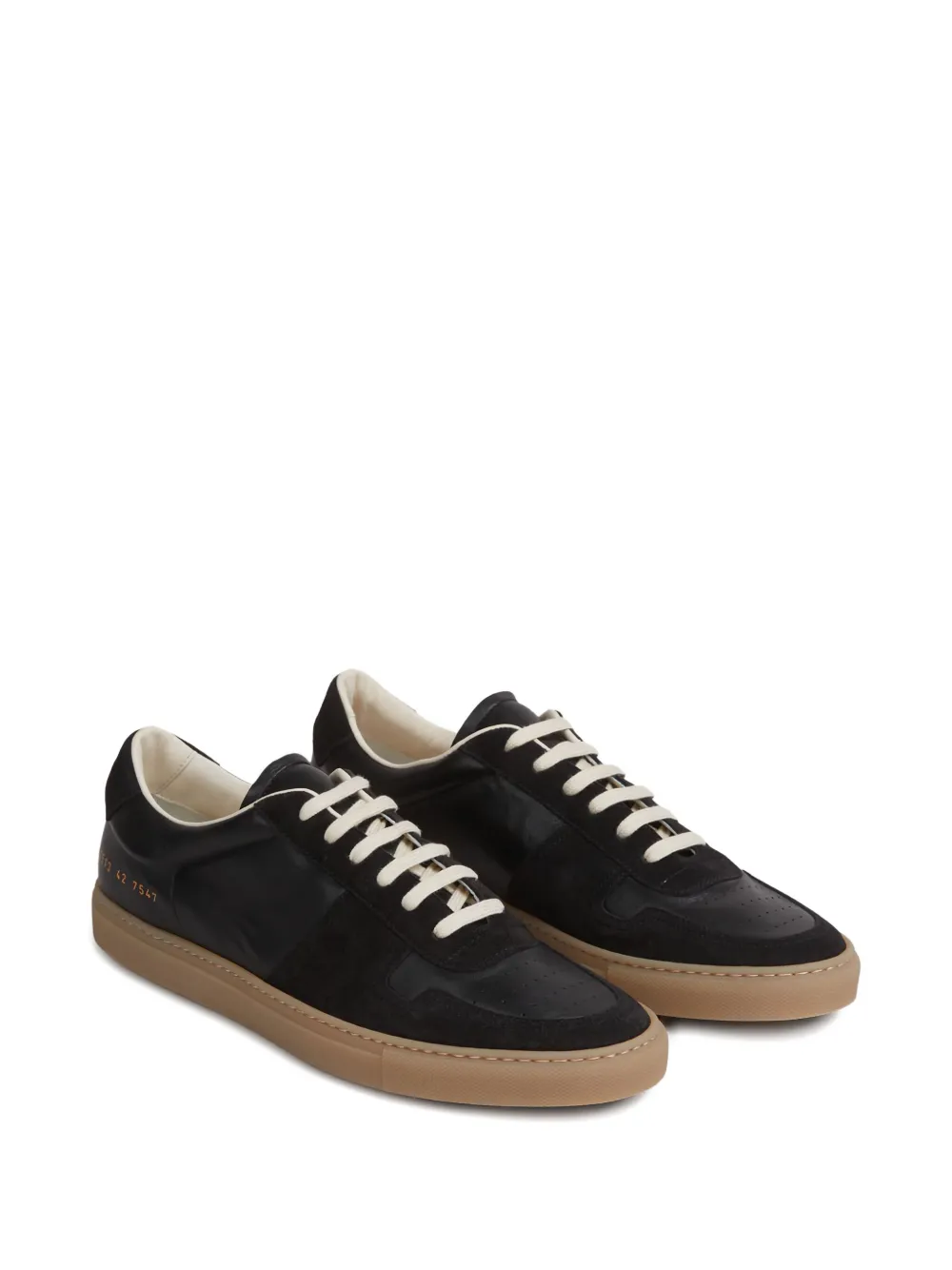 Common Projects leather suede sneakers Black