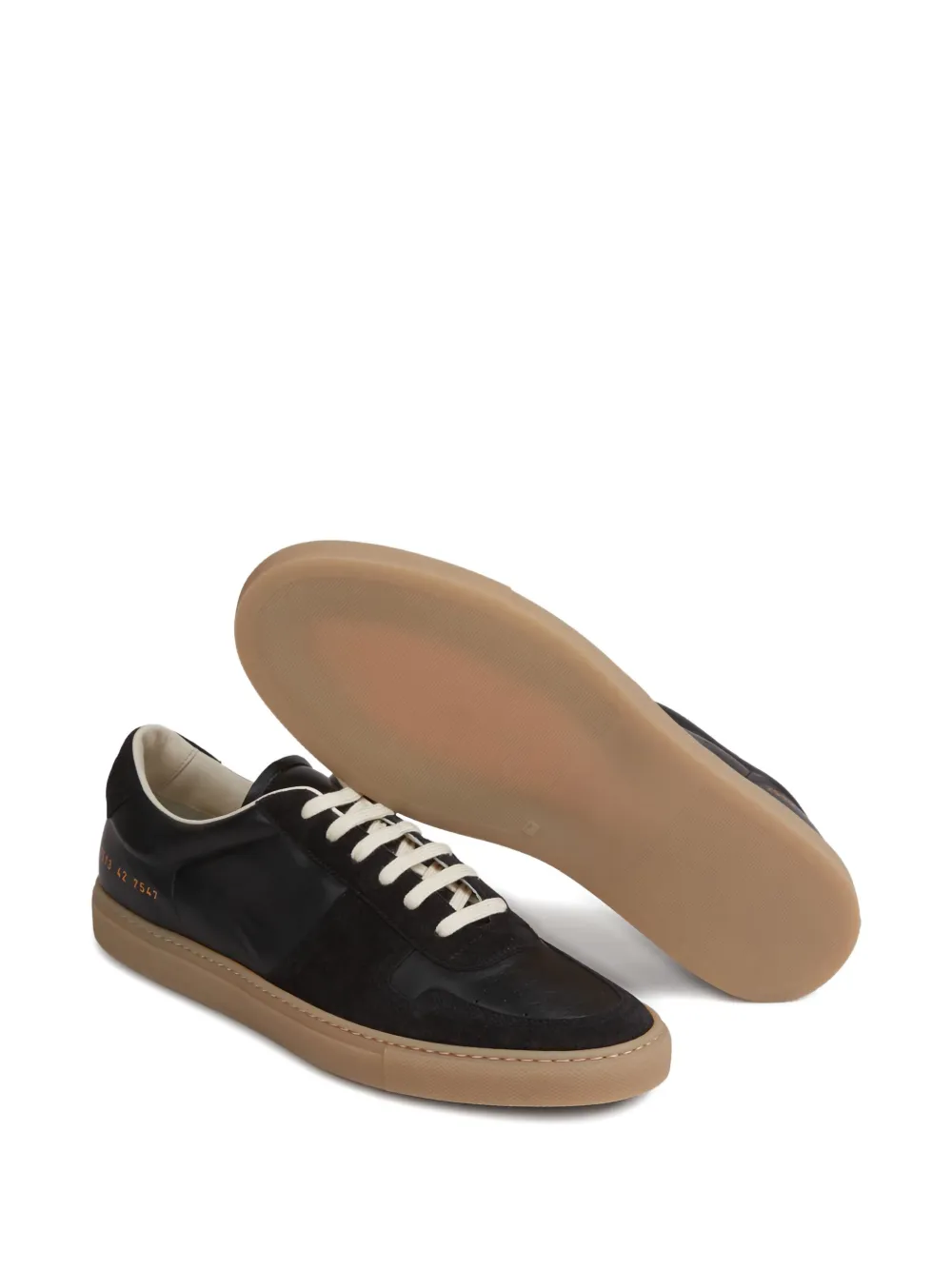 Common Projects leather suede sneakers Black