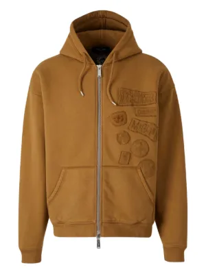 MSGM コーデュロイ フーデッドジャケット | ブラウン | FARFETCH JP