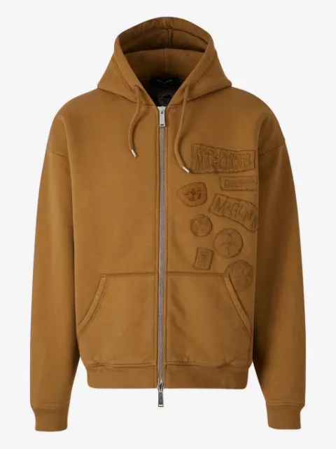 DSQUARED2 hoodie zippé à patch logo