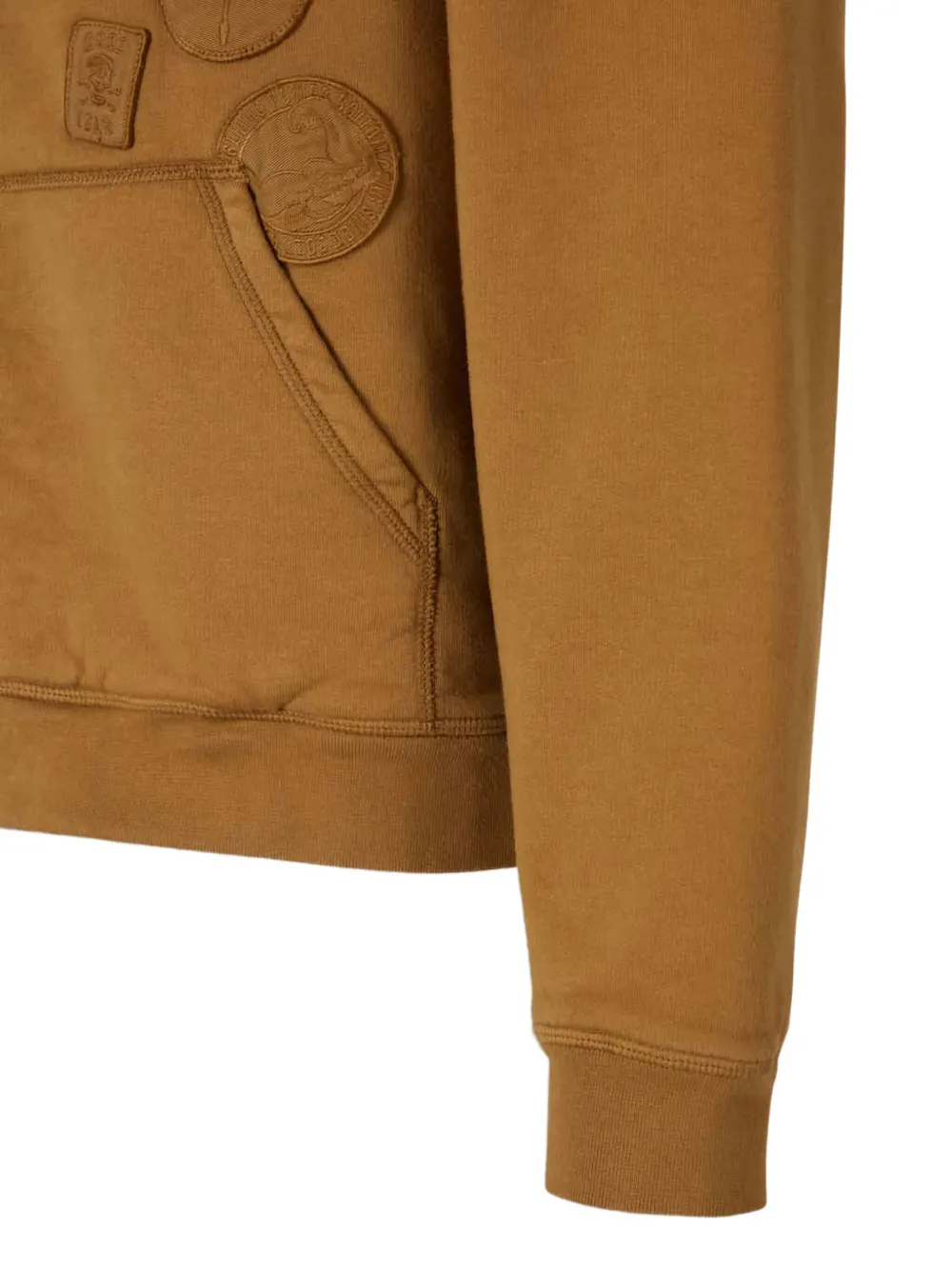 DSQUARED2 Hoodie met logopatch Bruin