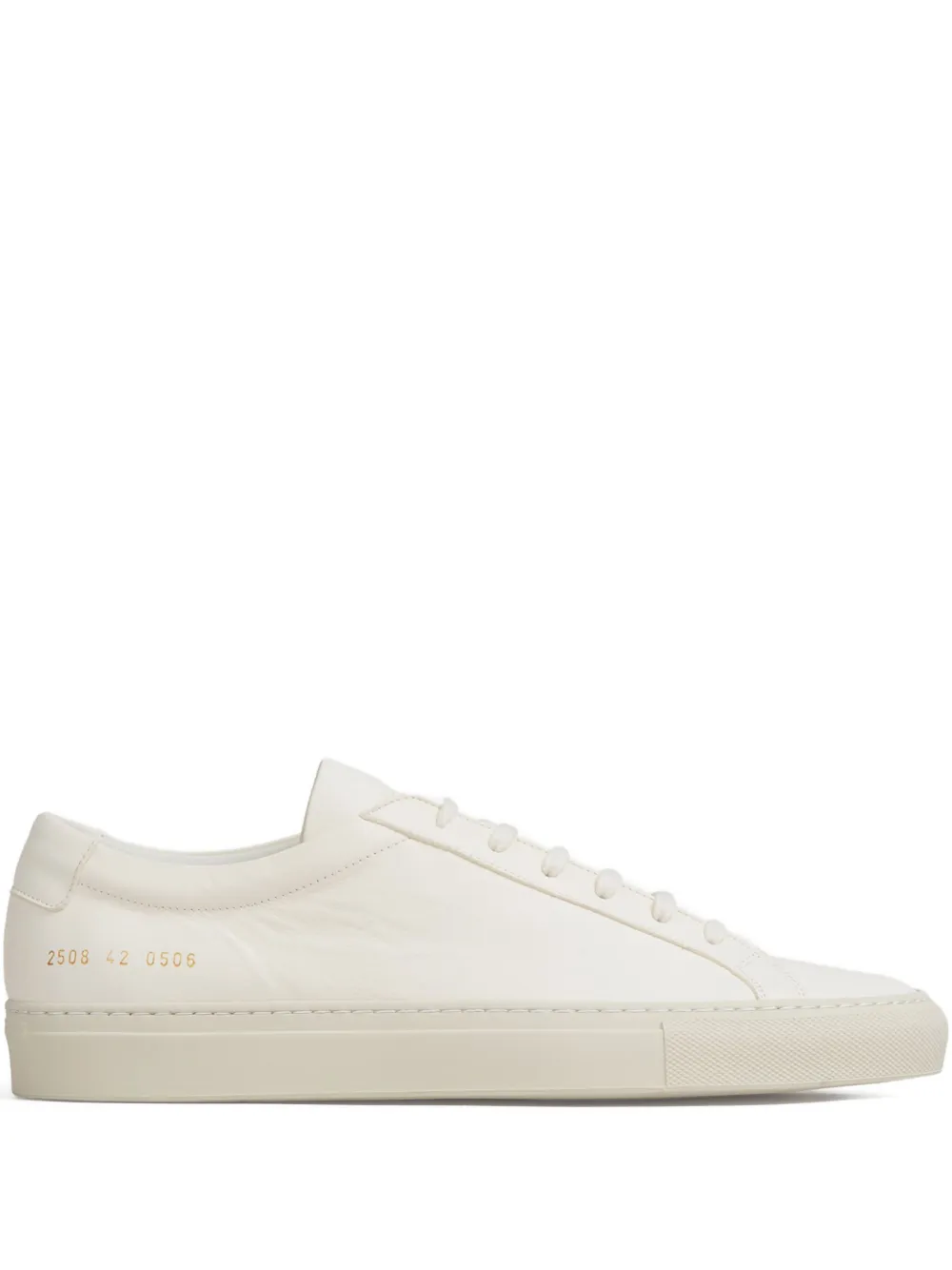 Common Projects leather upper sneakers Wit
