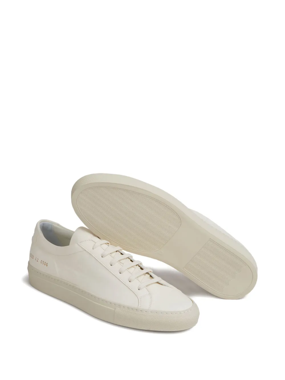 Common Projects leather upper sneakers Wit