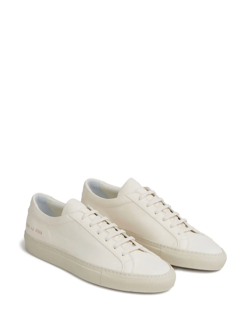 Common Projects leather upper sneakers Wit