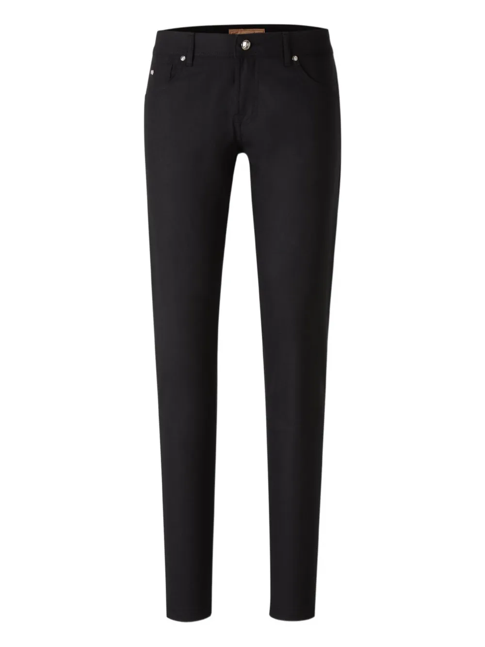 Marco Pescarolo Logo-patch Jeans In Black