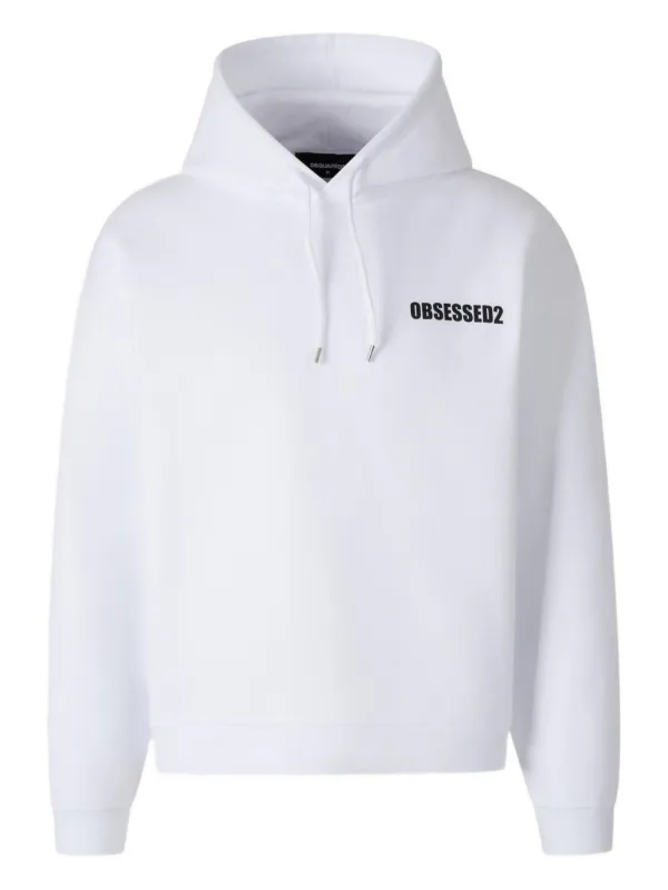 DSQUARED2 Obsessed2 パーカー | ホワイト | FARFETCH JP