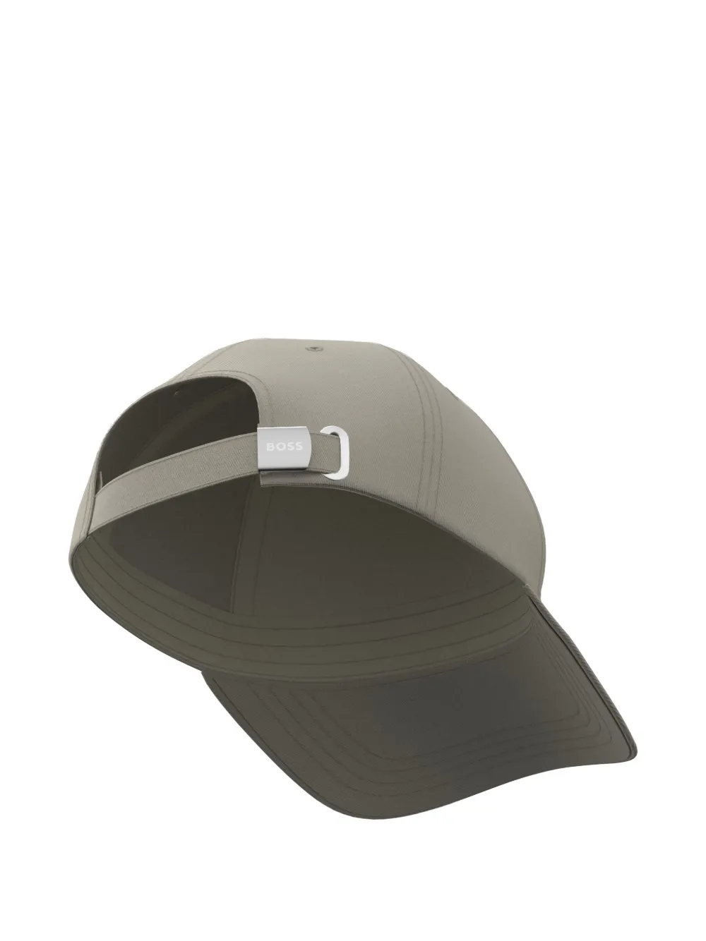Hugo Boss Logo-print Cap In Gray
