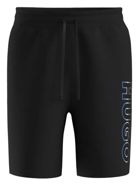 HUGO Short com cordão de ajuste e logo