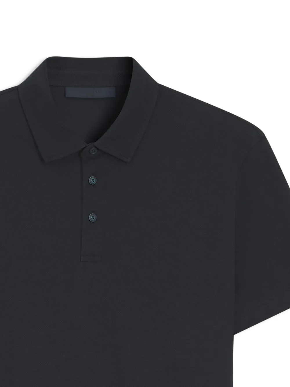 BOSS Poloshirt met drie knopen - Blauw