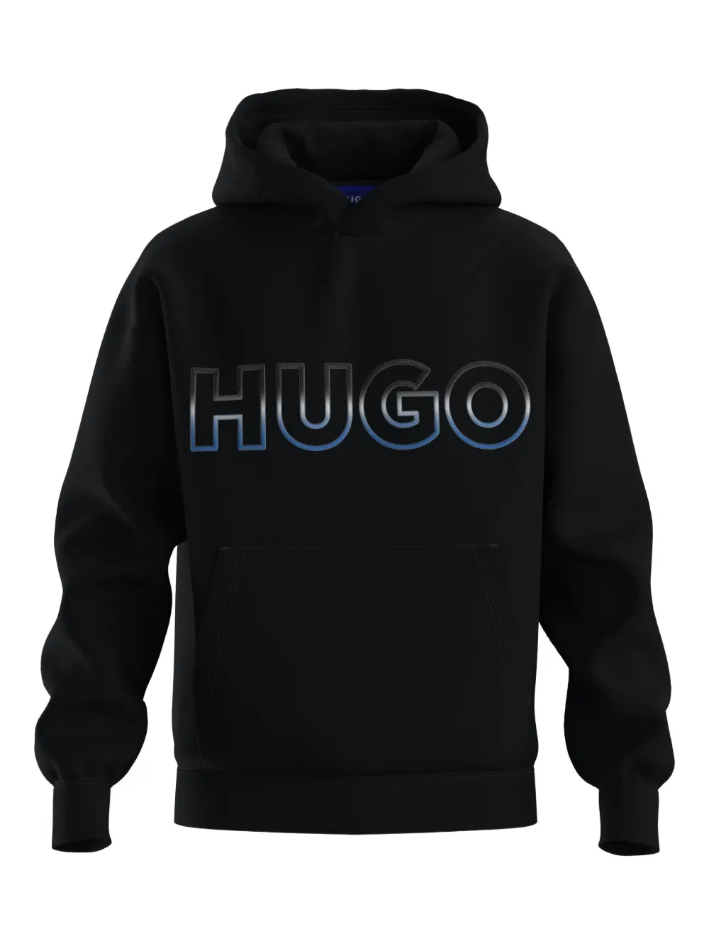 HUGO هودي بزينة شعار الماركة | أسود | Image 1