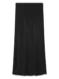 BOSS satin midi skirt - Black