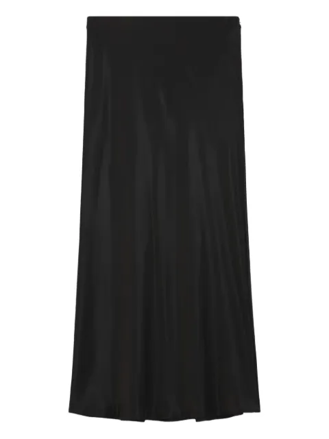 BOSS satin midi skirt