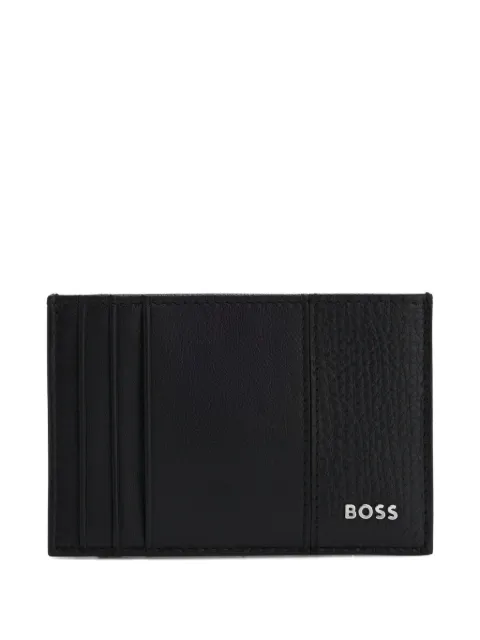BOSS Porta-cartões de couro