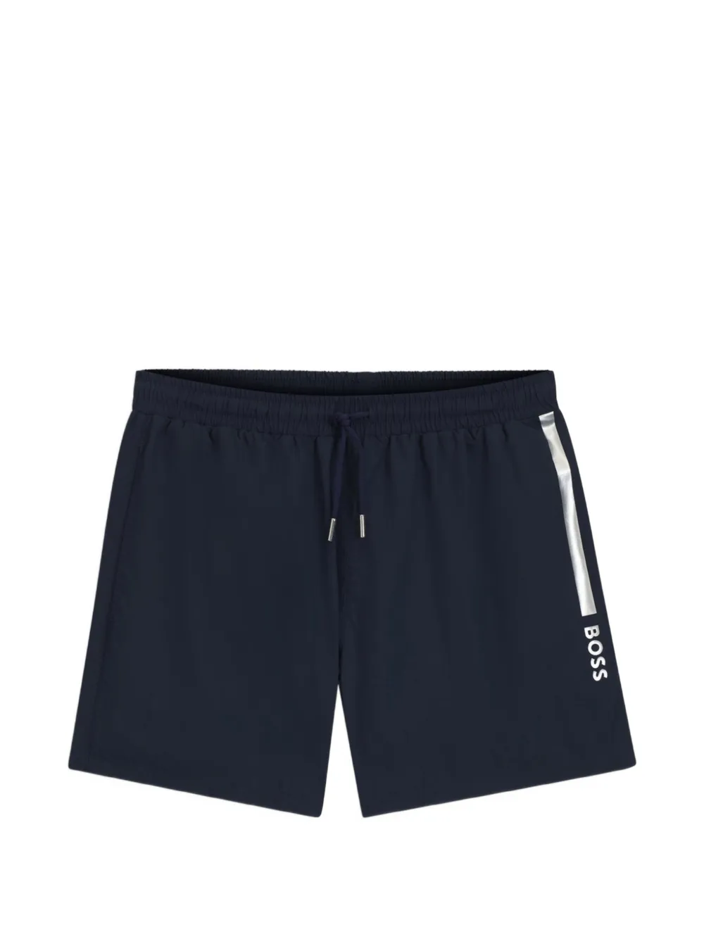 BOSS side-stripe swim shorts - Blu