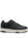 HUGO patterned leather sneakers - Black