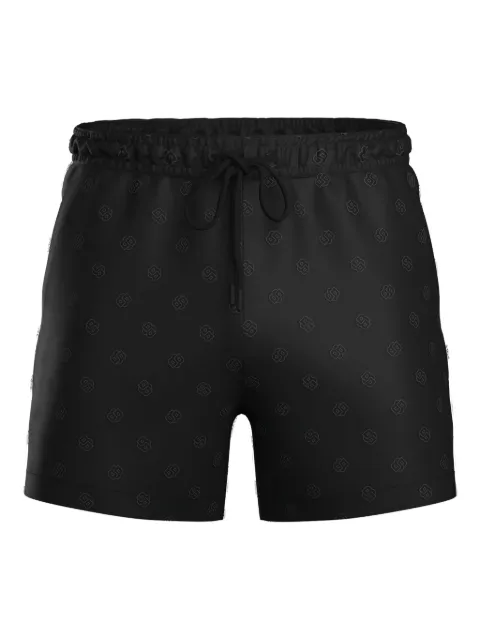 BOSS Bermuda de praia com logo monogramado
