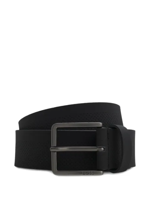 BOSS Cinto de couro perfurado