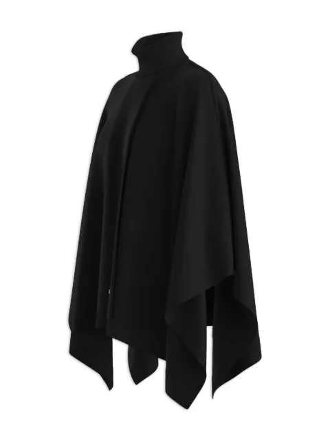 BOSS turtleneck poncho scarf