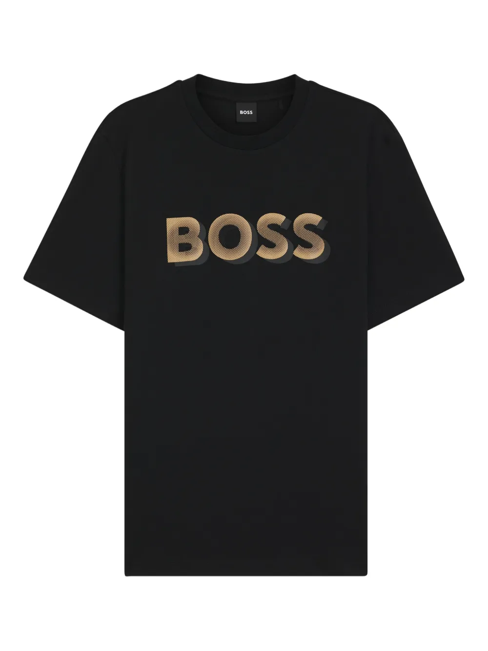 BOSS playera con logo estampado | negro | Image 1